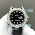 FH Factory Luxury Clone Rolex Gain Weight 42mm Yacht-Master 3235 Diamond Watch 